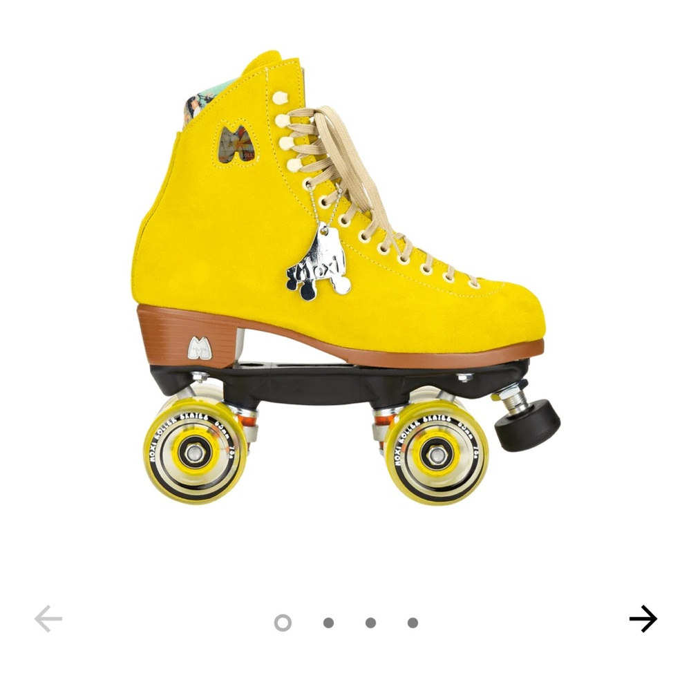 Moxi Yellow Roller Skates